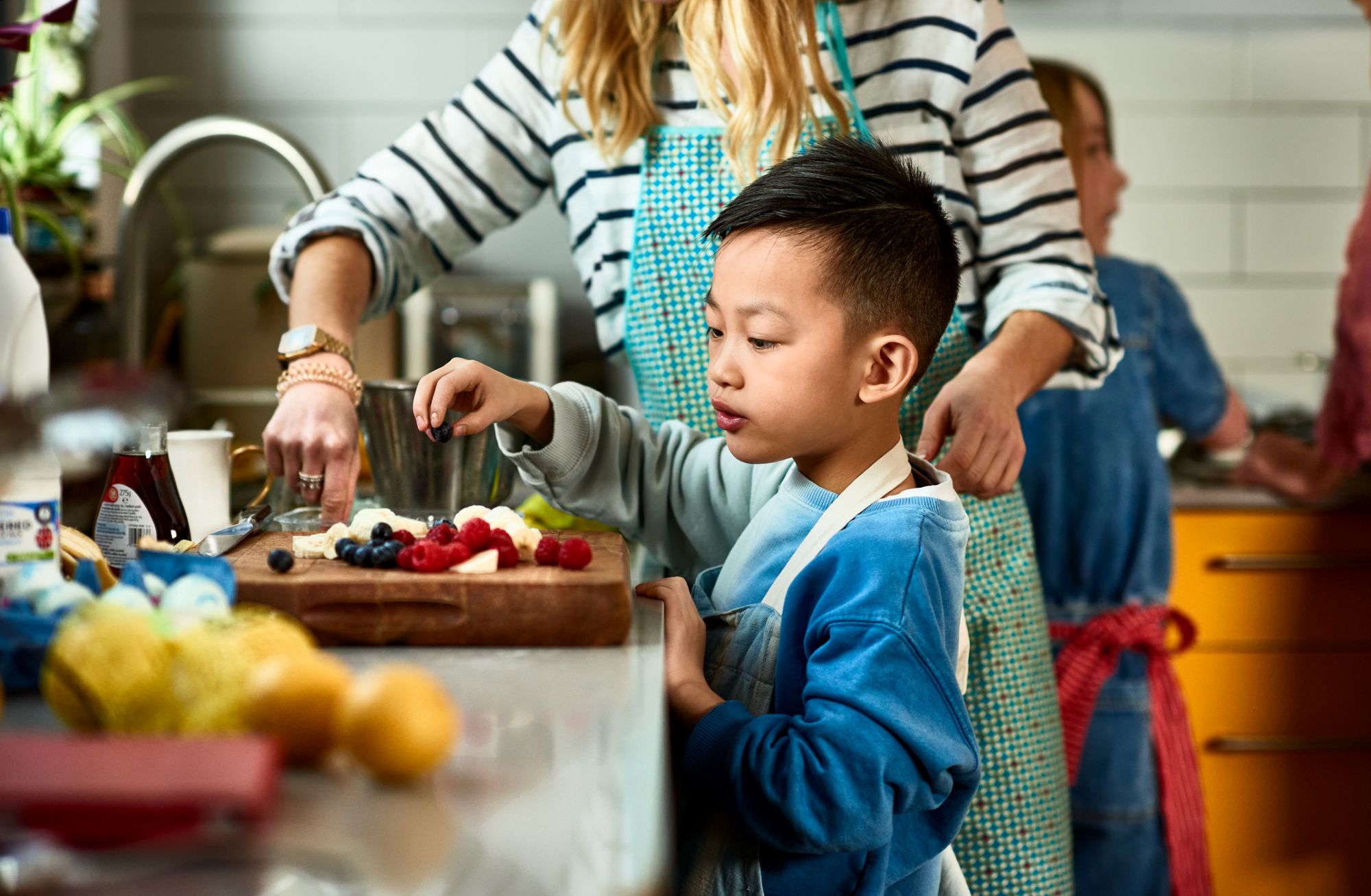Peach, Raspberry & Chia Smoothie 
